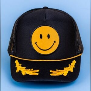 Ascot & Hart Captain Smiley Trucker Hat NEW